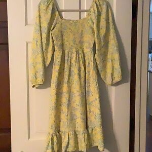 Gorgeous Draper James Yellow Floral Dress